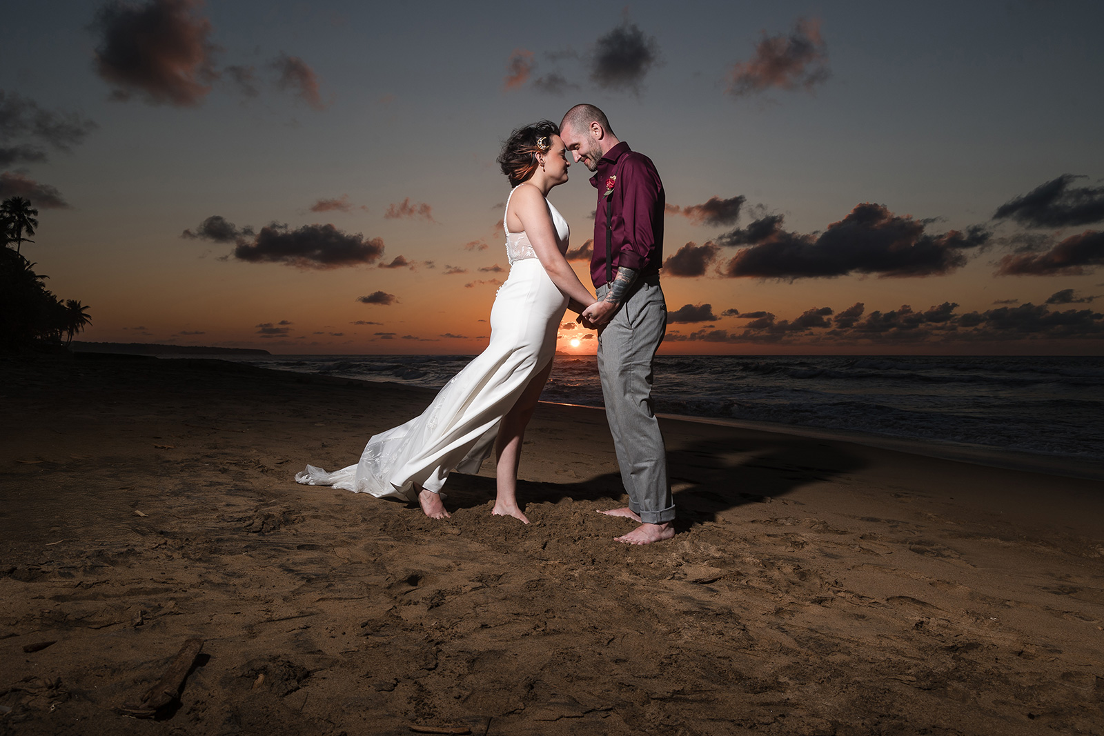 Fotografia profesional de bodas en Aguada, Puerto Rico, capturada por Josue Matos Photographer